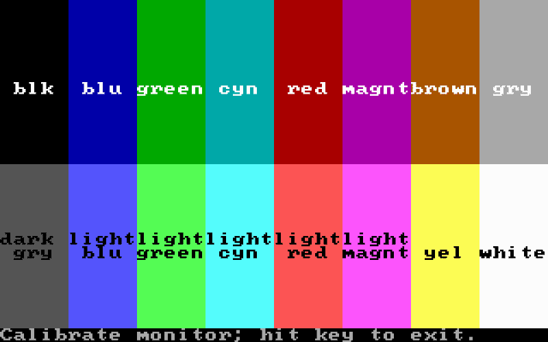 EGA Color Palette